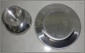 Комплект алпака : метална чиния(поднос) + метална чаша за сладолед, снимка 5