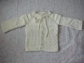 Нова ръчно плетена жилетка - ръст до 92 см, снимка 2