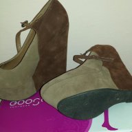 НОВИ-Обувки на платформа от велур, снимка 4 - Сандали - 18264385