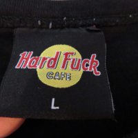 Интересна мъжка тениска Hard Fuck за да си готин , снимка 3 - Тениски - 22407784