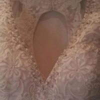 Намелена-Уникална сватбена рокля, снимка 3 - Сватбени рокли - 25142347