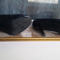черни Дамски обувки - 39 номер, снимка 9 - Дамски обувки на ток - 21180803