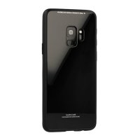 ТОП! Стъклен калъф за Huawei Y7 Prime 2018 / Бял / Черен /, снимка 1 - Калъфи, кейсове - 24159704