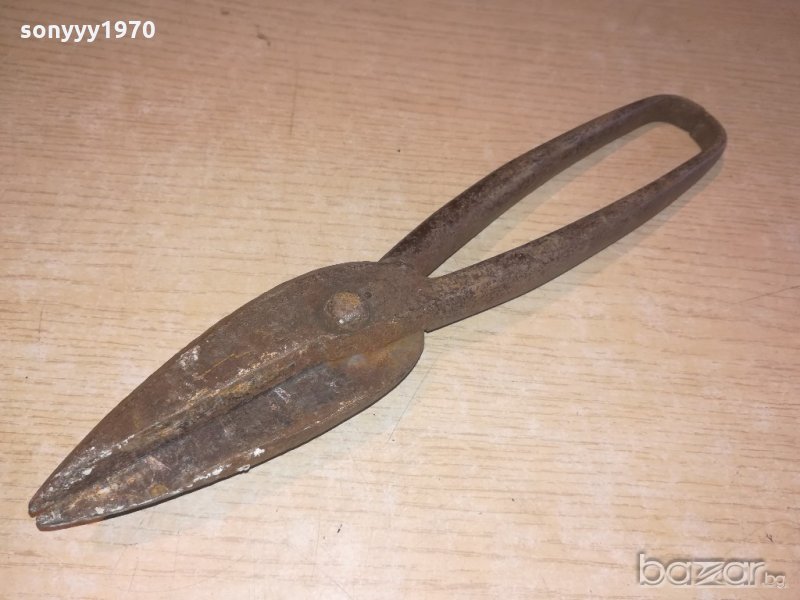 АНТИКА-стара ножица за ламарина 29см-ретро колекция, снимка 1