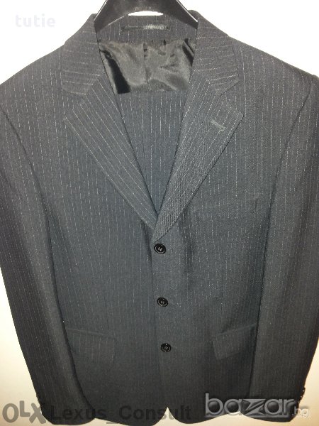 Мъжки черен костюм Nikola, снимка 1