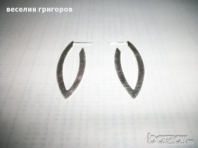 сребърни обеци, снимка 2 - Обеци - 10979988