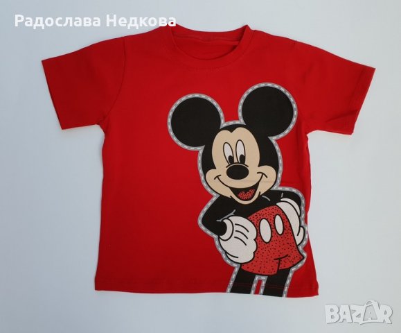 Тениска Мики - 3 цвята - 98,104 и 110 см, снимка 3 - Детски тениски и потници - 21676224