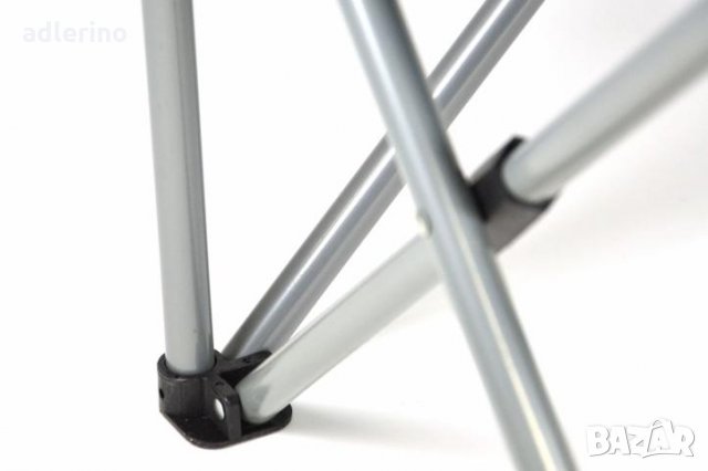 Рибарски стол, сгъваем стол, пикник стол, къмпинг стол, тъмно синьо - 160 кг - екстра стабилен, снимка 5 - Къмпинг мебели - 25046769