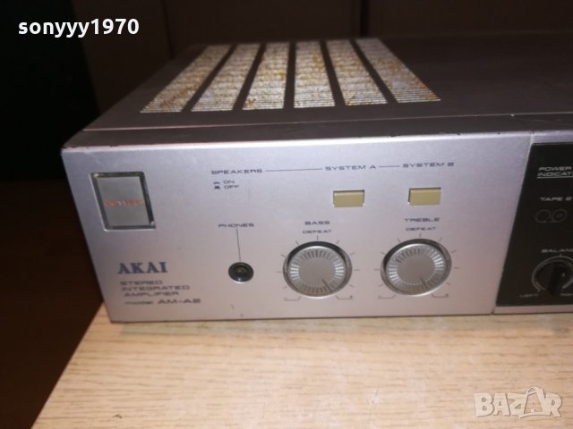 akai-stereo amplifier-made in japan-внос швеицария, снимка 11 - Ресийвъри, усилватели, смесителни пултове - 21492808