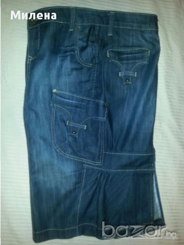 Пола от дънков плат 28 размер, снимка 3 - Поли - 16434700