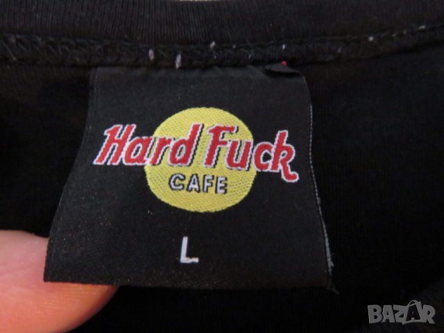 Интересна мъжка тениска Hard Fuck за да си готин , снимка 3 - Тениски - 22407784