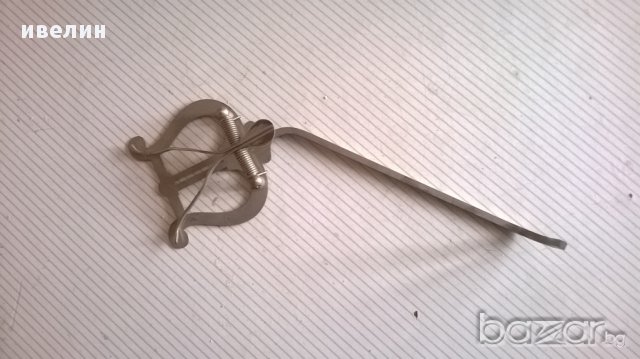 метална щипка за държане на нотни листове, снимка 4 - Антикварни и старинни предмети - 14237755