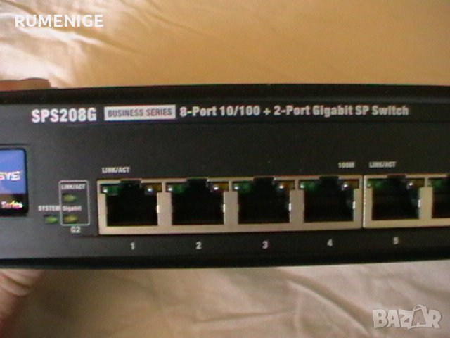 Суич, Switch CISCO SPS208G, снимка 6 - Суичове - 24836752