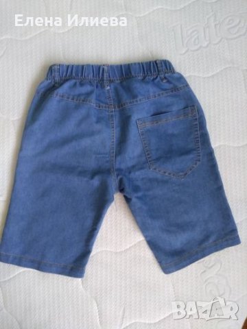 Летни детски дънкови бермуди, 7-8г момче, снимка 2 - Детски къси панталони - 21977309