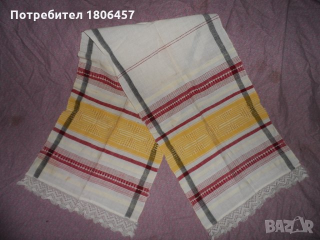 кенарена кърпа с дантела , снимка 12 - Антикварни и старинни предмети - 22299836