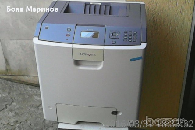 Цветен лазарен принтер LEXMARK, снимка 4 - Принтери, копири, скенери - 14128271