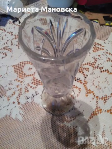 Кристална ваза,днес 15 лв, нова, не ползвана. , снимка 2 - Вази - 20233184