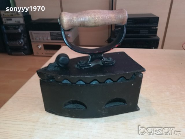 антика-ретро ютия-22х20х11см-метална-внос швеицария, снимка 4 - Колекции - 20620976