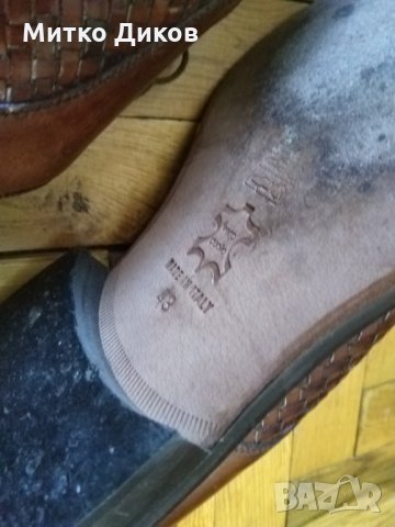 Мъжки обувки Естествена кожа windport  shoes 1982 made in Italy №43-№44, снимка 6 - Официални обувки - 25585236
