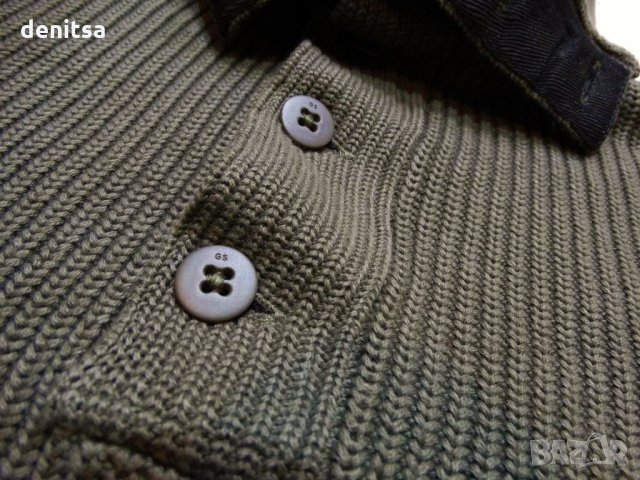 G-star Raw Hunt 1/2 Closure Knit Magma Green Мъжки Пуловер Size XL, снимка 6 - Пуловери - 23744151