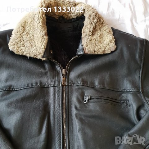 Мъжко кожено яке, снимка 5 - Якета - 23867702