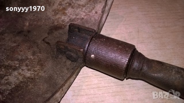 стара сгъваема лопата-36х15см-метална, снимка 11 - Градински инструменти - 22817696
