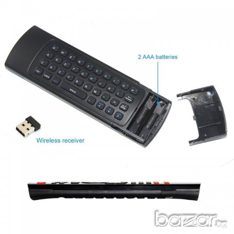 Безжична клавиатура, въздушна мишка и дистанционно 3 в 1 за SMART телевизор или ANDROID TV BOX, снимка 10 - Дистанционни - 21151484
