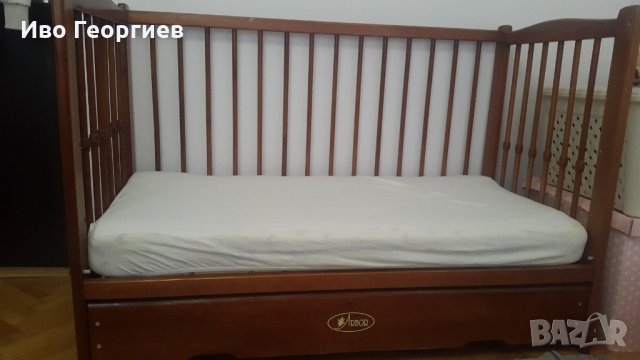 Бeбeшĸo лeглo - кошара Arbor Bepoĸиo 120×60см, снимка 2 - Бебешки легла и матраци - 25996359