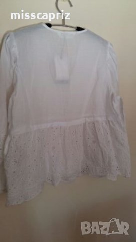 Памучна риза Zara , снимка 9 - Ризи - 24404180