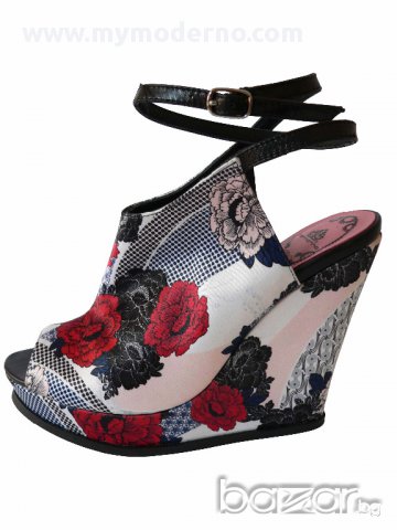  ЛИКВИДАЦИЯ! Fornarina Оригинални Дамски Сандали Платформа, снимка 3 - Сандали - 11617618
