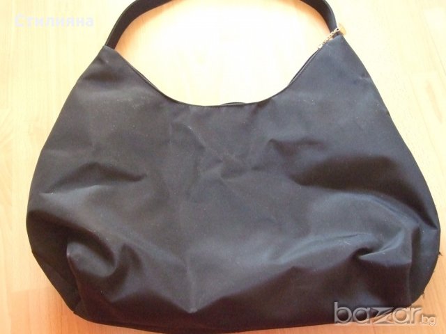 DKNY Donna Karan New York оригинална черна чанта от плат, снимка 10 - Чанти - 18393965