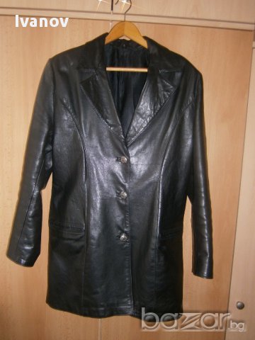 Дамско кожено яке (сако), снимка 2 - Якета - 14293393