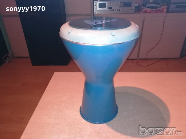 НОВА ПАРТИ ТУПАЛКА-сирииска тарамбука-голяма-нова-синя 40х25см, снимка 2 - Ударни инструменти - 20437762