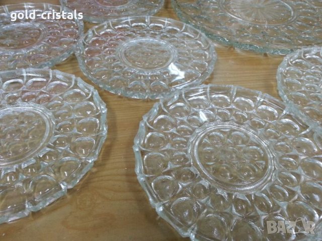 Ретро кристални чинии и една голяма , снимка 12 - Антикварни и старинни предмети - 22325172