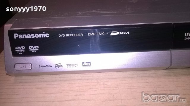 поръчано-panasonic dmr-es10 dvd recorder-за ремонт, снимка 3 - Ресийвъри, усилватели, смесителни пултове - 18414537