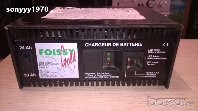 Foissy golf charger 12v/4amp-зарядно-внос швеицария