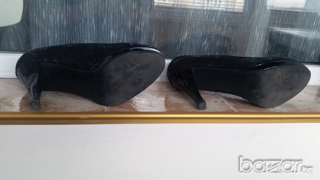 черни Дамски обувки - 39 номер, снимка 9 - Дамски обувки на ток - 21180803