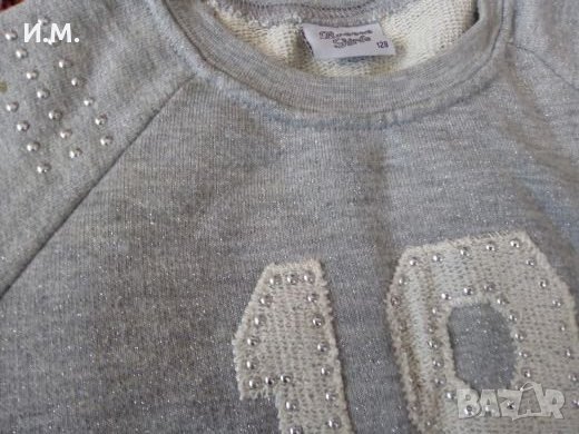 Сребриста блузка, снимка 4 - Детски Блузи и туники - 23595002