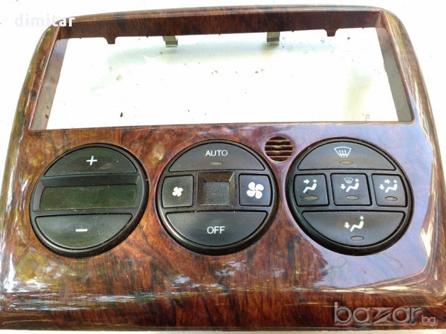 Управление на климатроника + махагоновия панел от Opel Vectra B , снимка 1 - Части - 15380296
