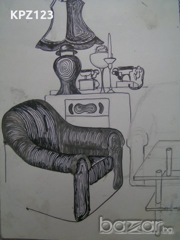 Картина "Интериор", снимка 3 - Картини - 18265333