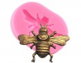 Разперена Пчела стършел силиконов молд форма декорация торта фондан шоколад и др., снимка 1 - Форми - 25785887