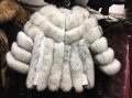 Дамско палто от лисица бяло, снимка 1 - Сака - 17162083