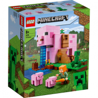 LEGO MINECRAFT Къщата на прасетата 21170, снимка 1 - Конструктори - 36430229