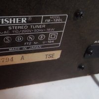 Fisher FM-120 Studio Standard AM/FM Stereo Tuner Japan, снимка 14 - Ресийвъри, усилватели, смесителни пултове - 28541914