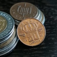 Монета - Белгия - 50 сентима | 1998г., снимка 1 - Нумизматика и бонистика - 32969071