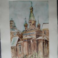картина-църква "Свети Никола", снимка 1 - Картини - 32818514