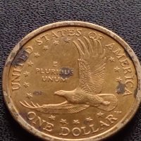 Монета ONE DOLLAR UNITED STATES OF AMERICA E PLURIBUS UNUM за КОЛЕКЦИЯ 38082, снимка 6 - Нумизматика и бонистика - 40767524