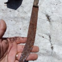 Стар кован нож, снимка 4 - Антикварни и старинни предмети - 40225352