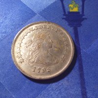 САЩ 1 долар 1795-1798-РЕПЛИКА, снимка 1 - Нумизматика и бонистика - 27494334