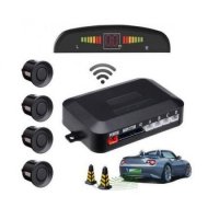 Безжичен Парктроник, Parking sensor с четири черни сензора и дисплей , снимка 2 - Аксесоари и консумативи - 27909226